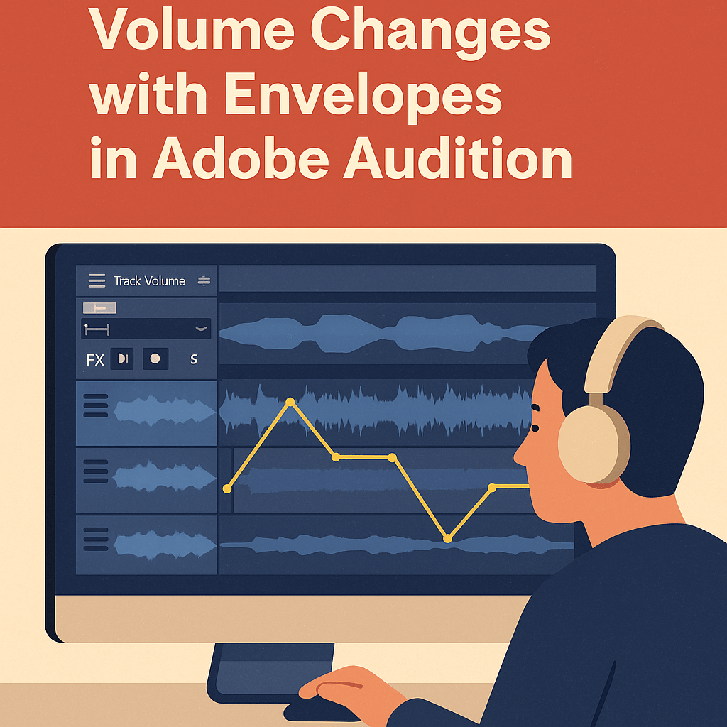 🎚️ How to Automate Volume Changes with Envelopes in Adobe&nbsp;Audition