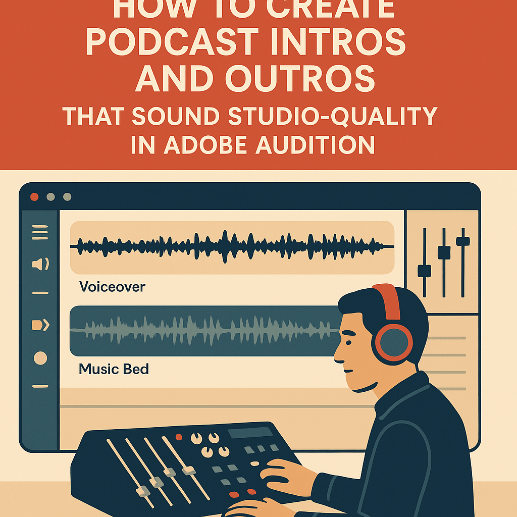 🎧 How to Create Podcast Intros and Outros That Sound Studio-Quality in Adobe&nbsp;Audition