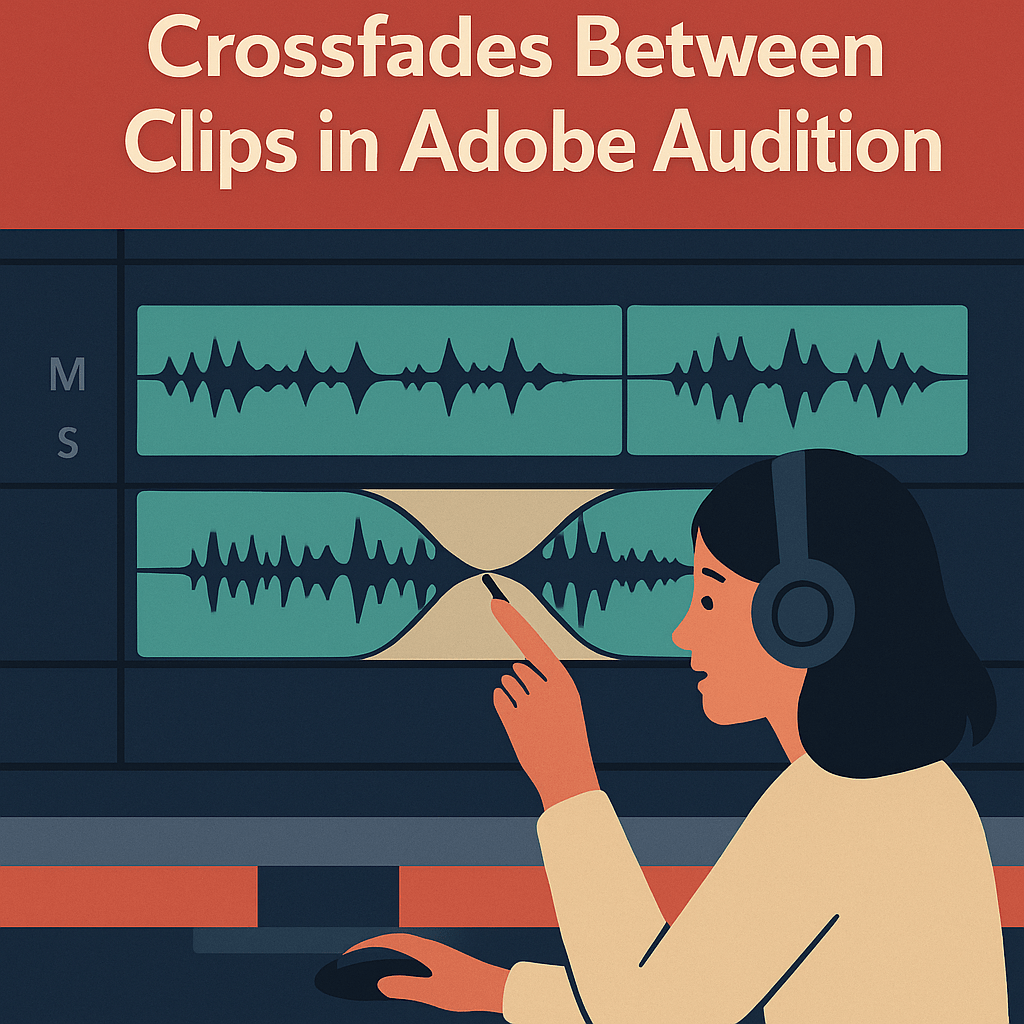 🎚️ How to Create Smooth Crossfades Between Clips in Adobe&nbsp;Audition