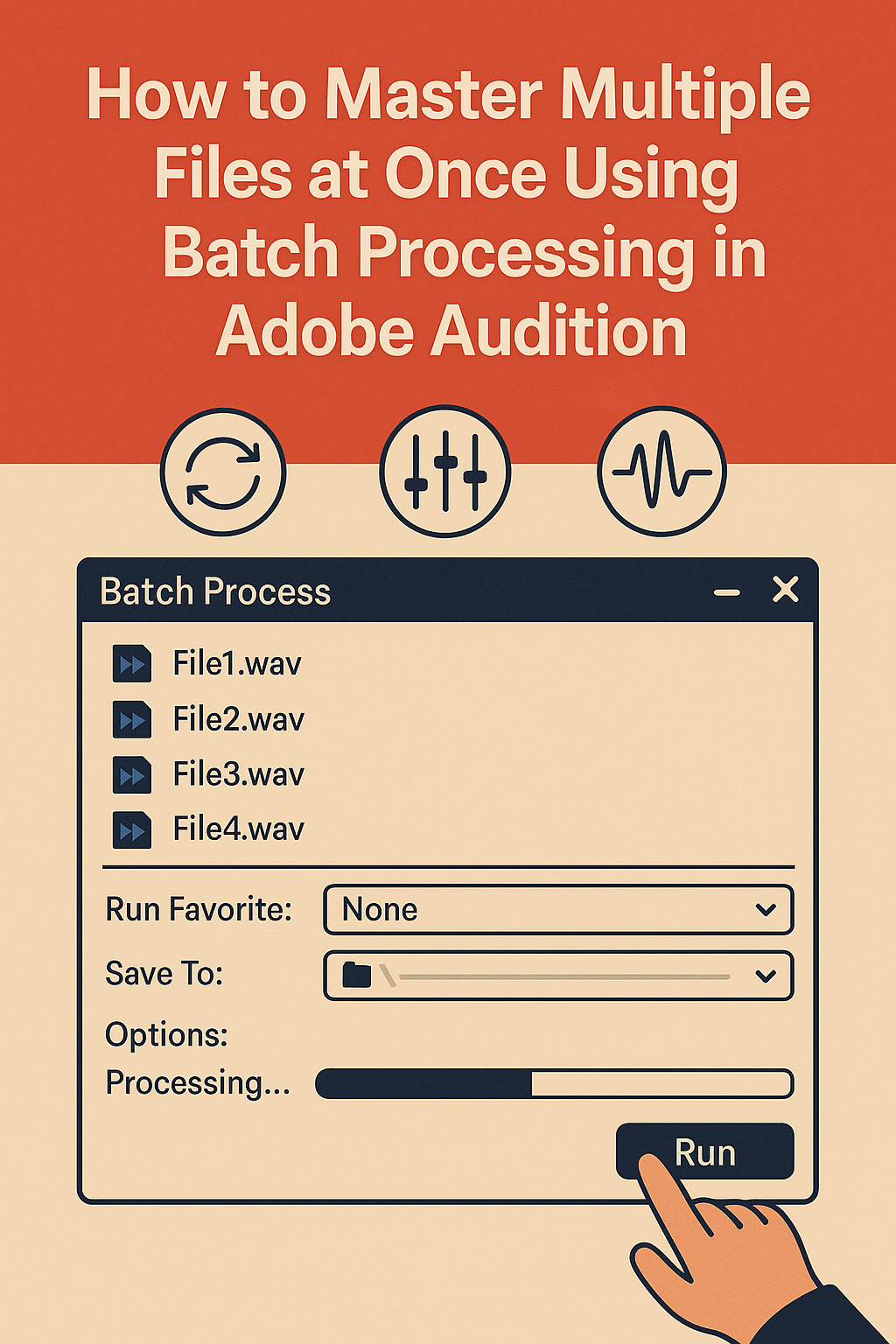 🎚️ How to Master Multiple Files at Once Using Batch Processing in Adobe&nbsp;Audition