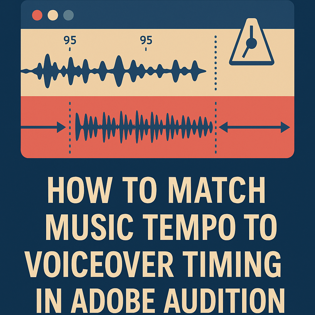 How to Match Music Tempo to Voiceover Timing in Adobe Audition