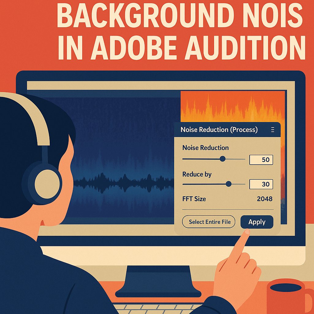 🔉 How to Remove Background Noise in Adobe&nbsp;Audition