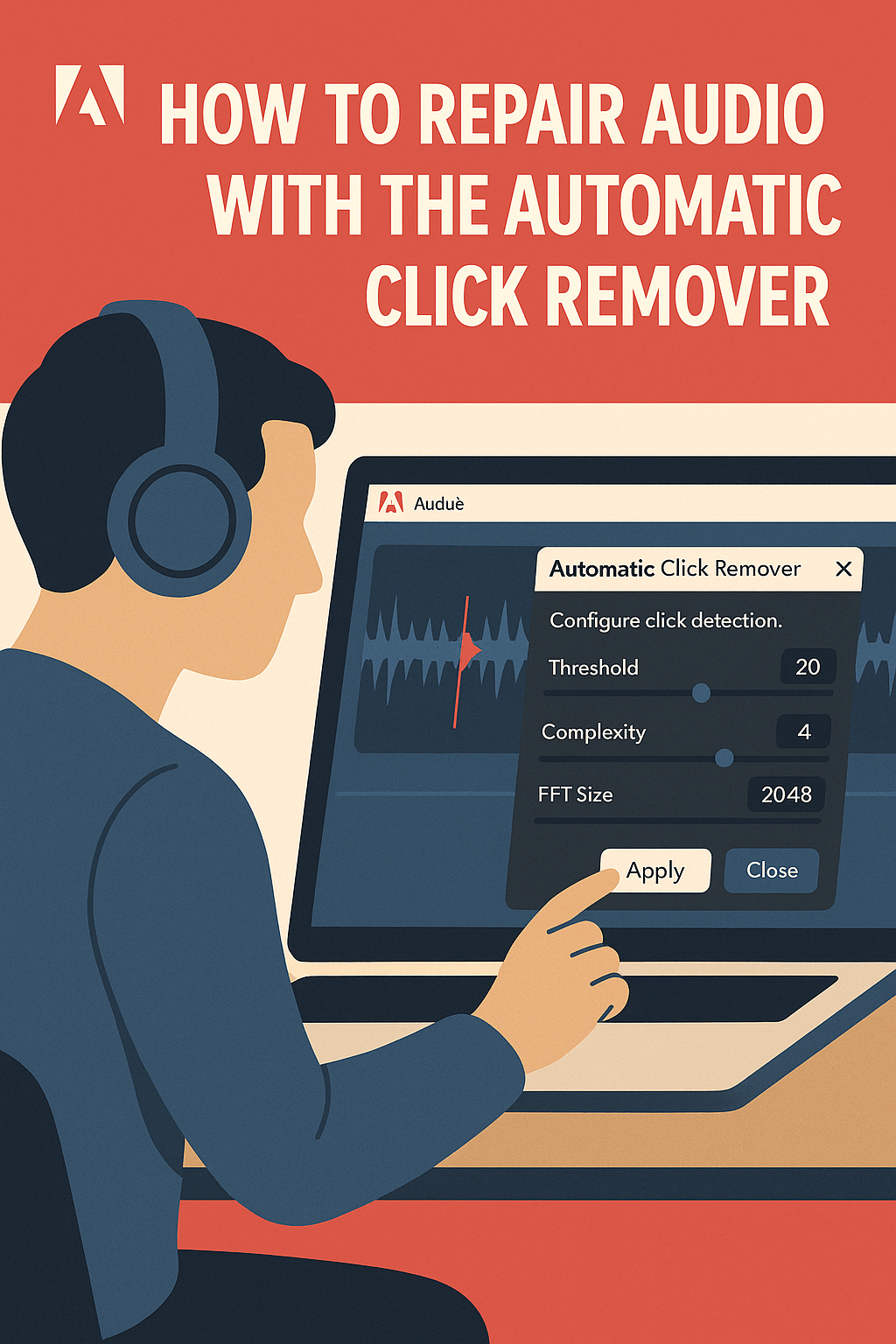 🎚️ How to Repair Audio with the Automatic Click Remover in Adobe&nbsp;Audition