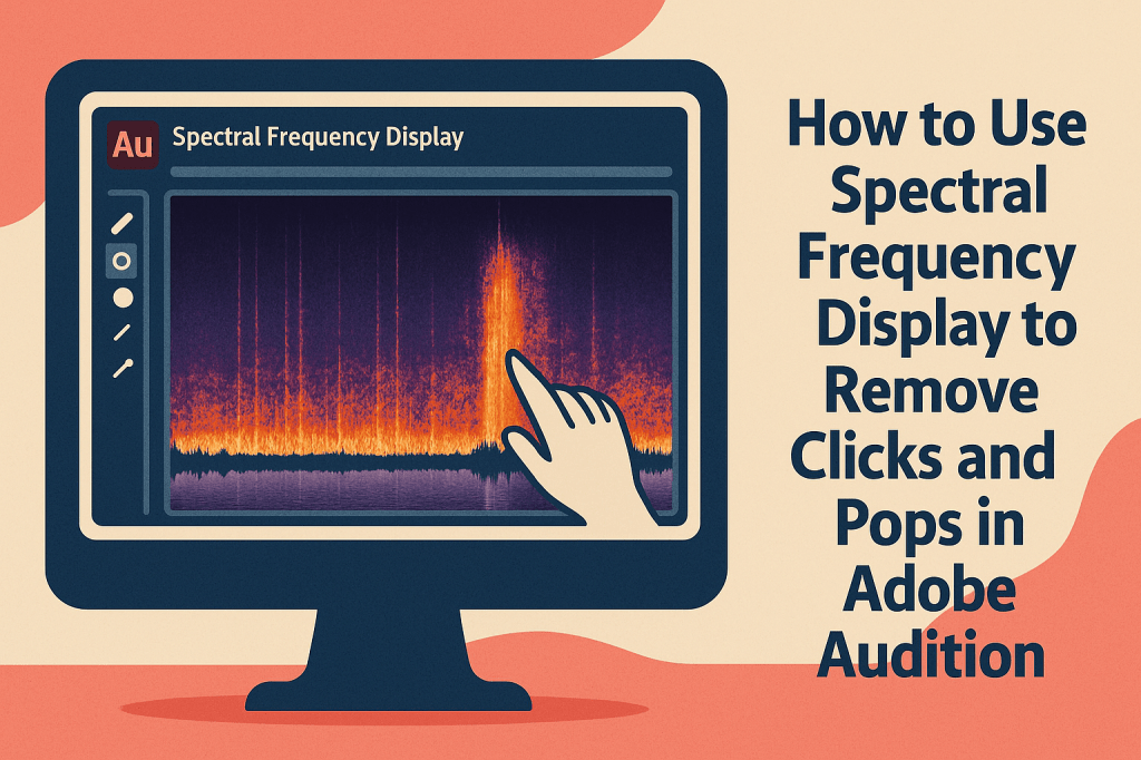 🎧 How to Use Spectral Frequency Display to Remove Clicks and Pops in Adobe&nbsp;Audition