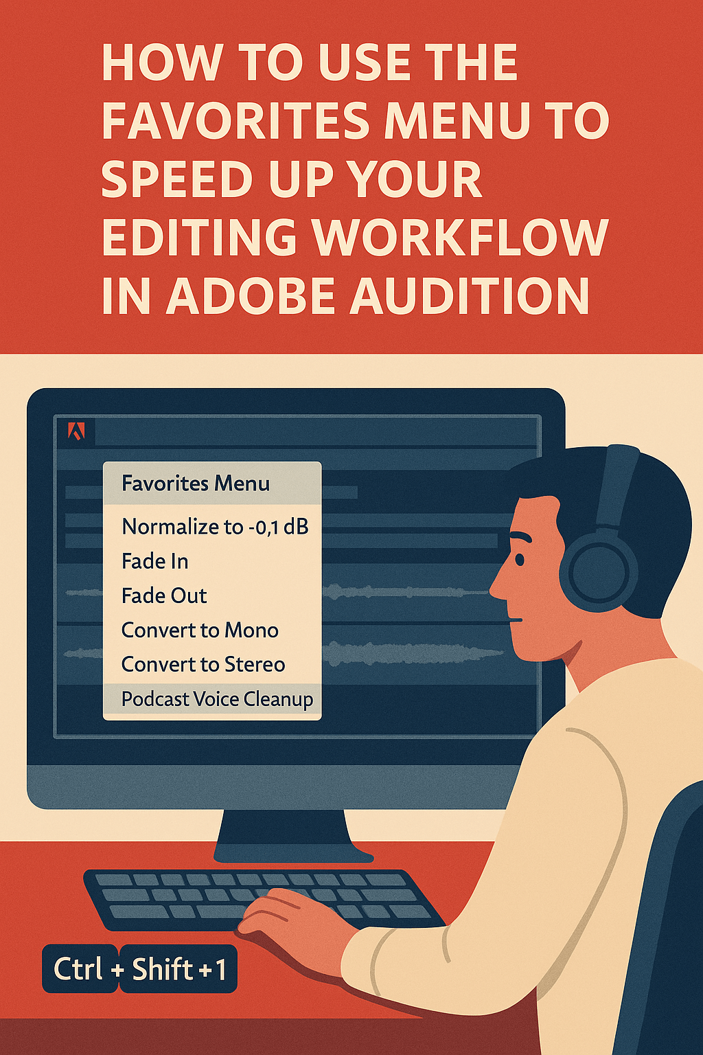 🎧 How to Use the Favorites Menu to Speed Up Your Editing Workflow in Adobe&nbsp;Audition