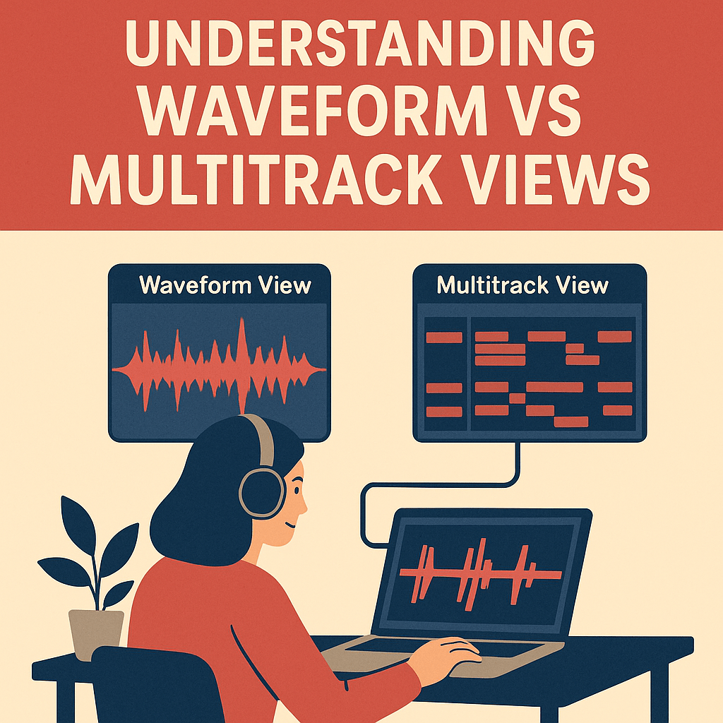 🎚️ Understanding Waveform vs Multitrack Views in Adobe&nbsp;Audition